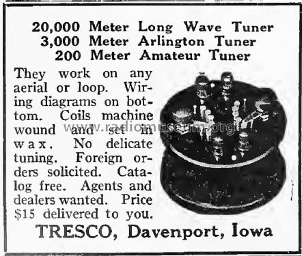 20,000 Meter Long Wave Tuner Type BS; Tri-City Radio (ID = 2095590) mod-past25