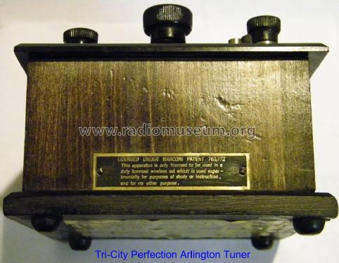 Perfection A. S. 3000M Arlington Tuner; Tri-City Radio (ID = 886326) mod-pre26