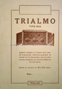 502; Trialmo, Compagnie (ID = 1746153) Radio