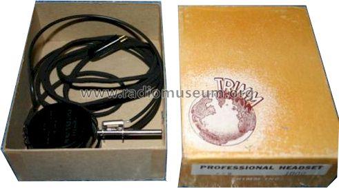 Professional Headset 1000 Ohms; Trimm; Libertyville (ID = 820744) Speaker-P