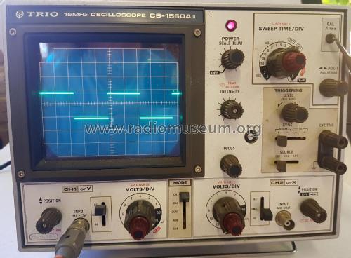 15 MHz Dual Trace, Triggered Sweep Equipment Kenwood, Trio