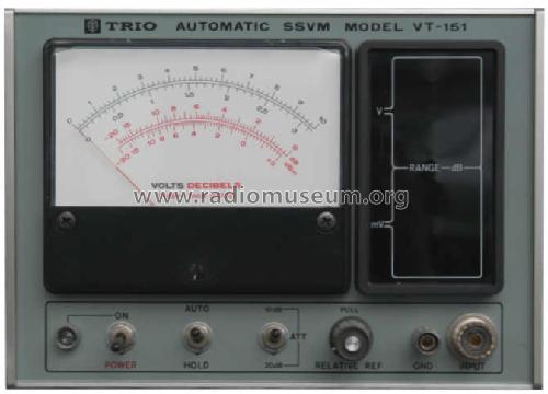 Automatic Volt Meter VT-151; Kenwood, Trio- (ID = 218902) Ausrüstung