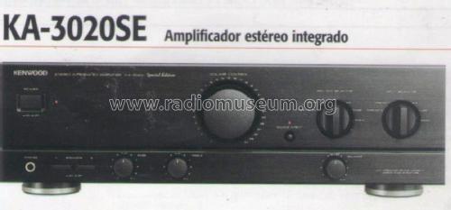 Stereo Integrated Amplifier Special Edition KA-3020SE; Kenwood, Trio- (ID = 2163647) Ampl/Mixer