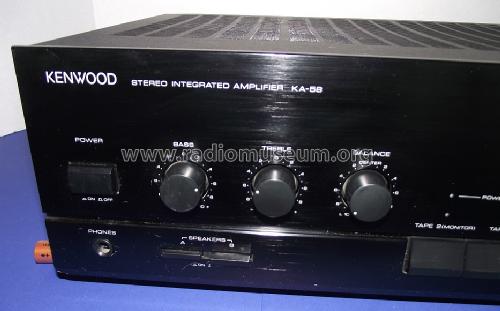 Kenwood Stereo Integrated Amplifier KA-58; Kenwood, Trio- (ID = 1419016) Ampl/Mixer