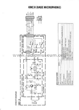 Base Microphone KMC-9; Kenwood, Trio- (ID = 2682324) Microfono/PU