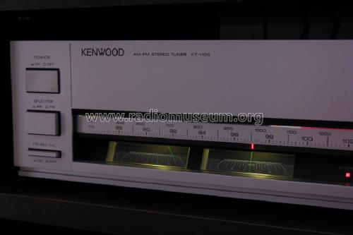 AM-FM Stereo Tuner KT-1100; Kenwood, Trio- (ID = 1436073) Radio