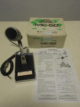 MC-50; Kenwood, Trio- (ID = 2179346) Microphone/PU