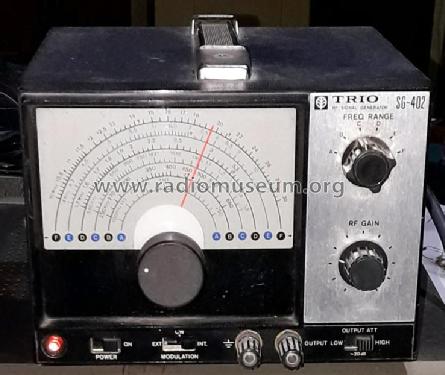 RF Signal Generator SG-402; Kenwood, Trio- (ID = 2425039) Equipment