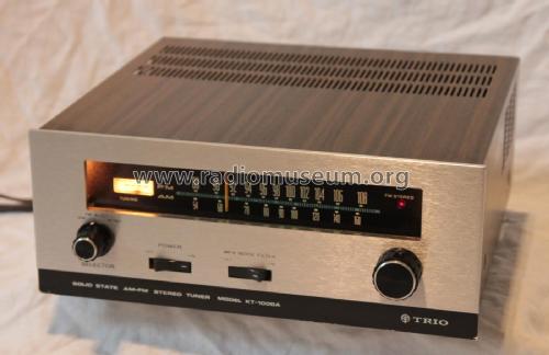 Trio Solid State AM-FM Stereo Tuner KT-1000A; Kenwood, Trio- (ID = 2008450) Radio