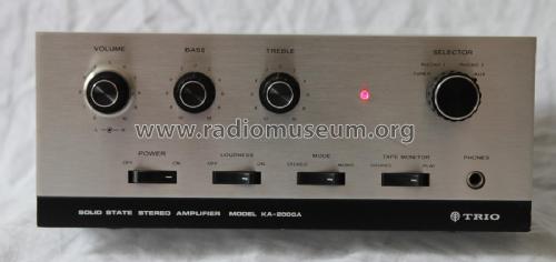 Solid State Stereo Amplifier KA-2000A; Kenwood, Trio- (ID = 2325669) Verst/Mix