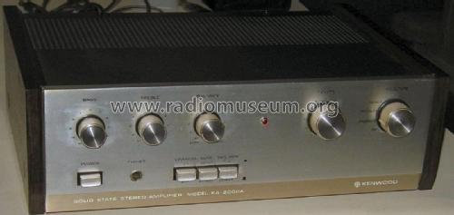 Solid State Stereo Amplifier KA-2002A; Kenwood, Trio- (ID = 2503949) Verst/Mix