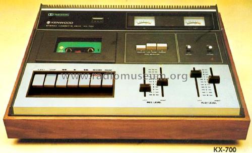 Stereo Cassette Deck KX-700; Kenwood, Trio- (ID = 2328506) Reg-Riprod