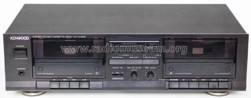 Stereo Double Cassette Deck KX-W4010; Kenwood, Trio- (ID = 1824428) Enrég.-R