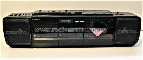 Stereo Radio Double Cassette recorder CD-500; Crown Radio Corp.; (ID = 2239561) Radio