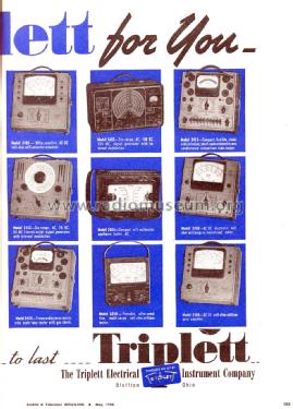 Signal Generator 2432; Triplett Electrical (ID = 1086105) Equipment
