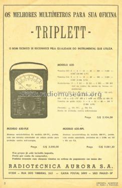 Multimeter 630; Triplett Electrical (ID = 1431606) Ausrüstung