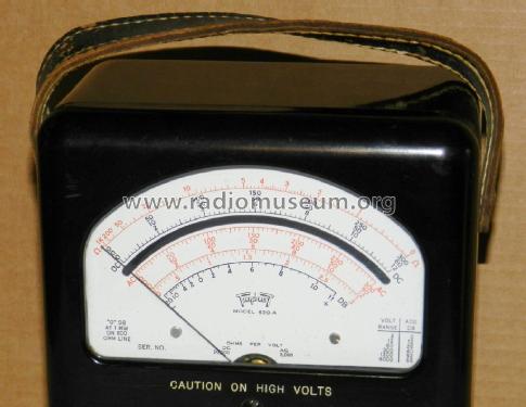 Volt-Ohm-Meter 630-A; Triplett Electrical (ID = 2736681) Ausrüstung