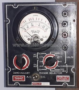 Volt-Ohm-Milliammeter 1125-A; Triplett Electrical (ID = 2584032) Ausrüstung