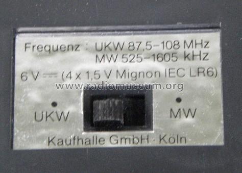 'RADIO' TR-4280; Tristar; Kaufhalle (ID = 849514) Radio