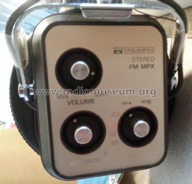 Headhugger Radio - Stereo FM MPX - Solid State IC+FET ; Triumph Electronics (ID = 1737402) Radio