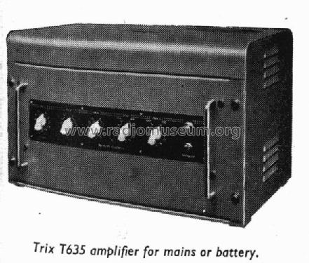 Amplifier T.635; Trix Brand, Lever (ID = 1871803) Ampl/Mixer