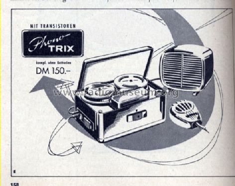 Phono Trix 1; Trix Vereinigte (ID = 360724) R-Player