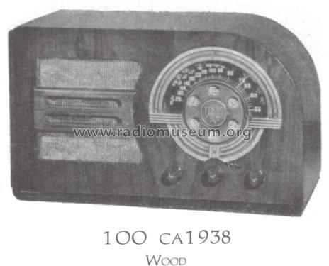 100 ; Troy Radio Mfg. Co. (ID = 1514564) Radio