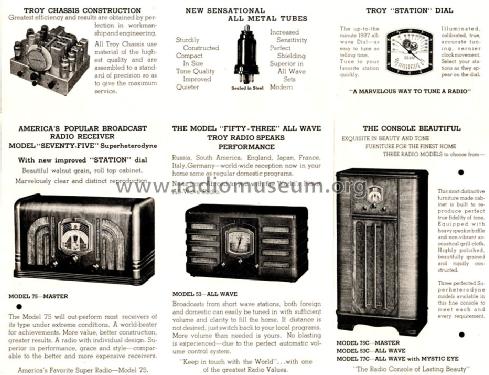 53C All Wave ; Troy Radio Mfg. Co. (ID = 1706457) Radio