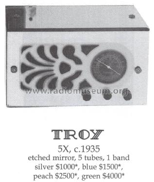 5X right hand dial; Troy Radio Mfg. Co. (ID = 1479645) Radio