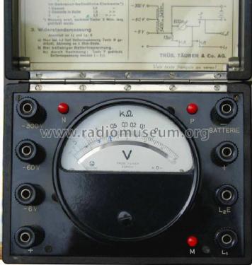 Volt-Ohmmeter ; Trüb, Täuber & Co. (ID = 252822) Equipment