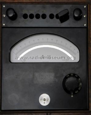 Drehspul- Volt- und Ampèremeter - Voltamperometro 309141; Trüb, Täuber & Co. (ID = 1906064) Ausrüstung