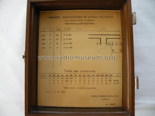Wattmètre dynamométrique de précision ; Trüb, Täuber & Co. (ID = 2628654) Equipment