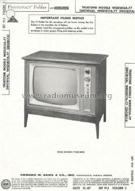WEG1815A-77 2DC1815A; Western Auto Supply (ID = 818621) Televisión