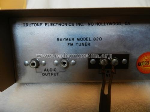 Raymer 820; Trutone Electronics (ID = 1425039) Radio