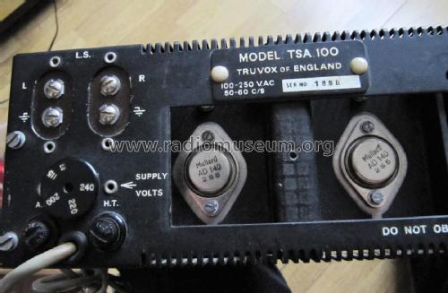 Stereo Amplifier TSA-100; Truvox Ltd.; London (ID = 2999199) Verst/Mix