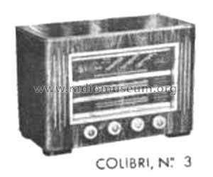 Colibri 3 ; Tungsram Radio S.L. (ID = 1465637) Radio