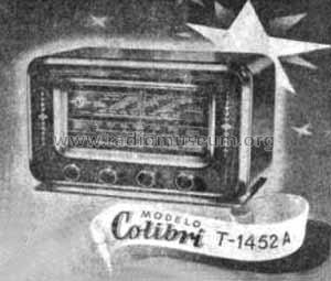 Colibri T-1452A; Tungsram Radio S.L. (ID = 1465657) Radio