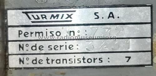 7 Transistor ; Turmix, Electrónica (ID = 2795412) Radio