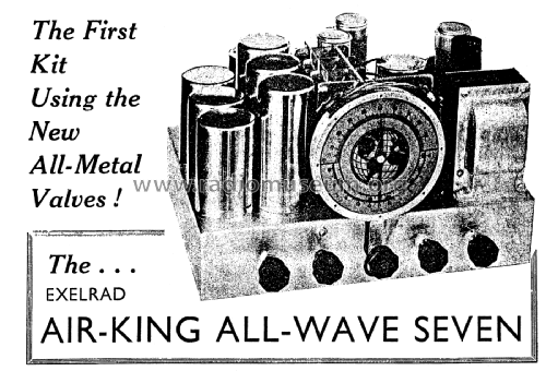 Exelrad Air King All Wave Seven; Turnbull & Jones Ltd (ID = 2982132) Kit