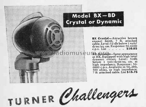 Challenger BD Dynamic Microphone; Turner Co. The; (ID = 2498145) Mikrofon/TA