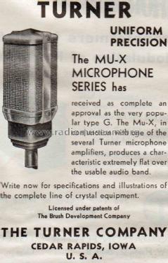 MU-X; Turner Co. The; (ID = 2055620) Microfono/PU