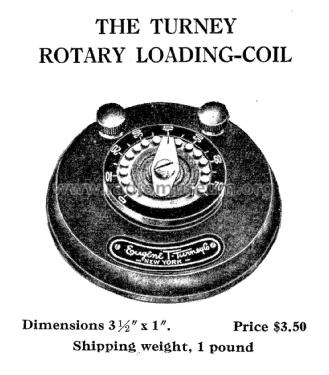 Loading Inductance ; Turney, Eugene T., (ID = 1861399) Radio part