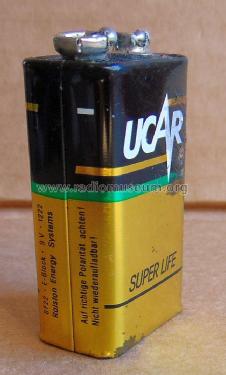 Super Life 9V 1222 6F22; UCAR, Union Carbide (ID = 2939972) Power-S