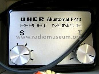 Akustomat F413; Uher Werke; München (ID = 269729) Ampl/Mixer