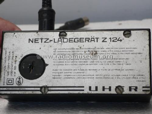 Netz Ladegerät Z124; Uher Werke; München (ID = 1687348) Power-S