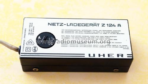 Netz-Ladegerät Z 124 A; Uher Werke; München (ID = 2893999) Fuente-Al