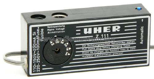 Netzanschluss-und Ladegerät Z111 ; Uher Werke; München (ID = 1234454) Power-S