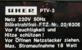 PTV- 3; Uher Werke; München (ID = 1500817) TV Radio