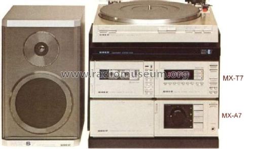 Stereo Vollverstärker MXA7; Uher Werke; München (ID = 564398) Ampl/Mixer