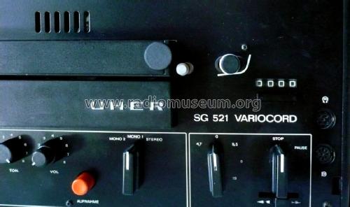 Variocord SG521; Uher Werke; München (ID = 1673185) R-Player